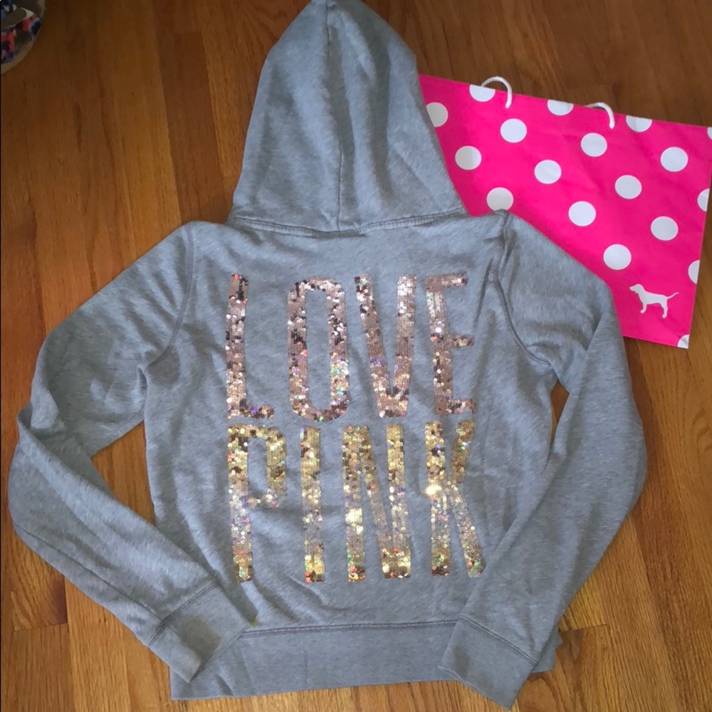 Victoria’s Secret pink zip up size small